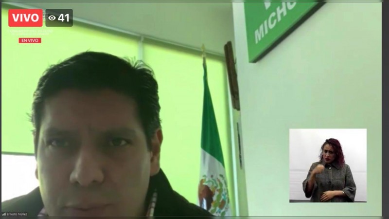 Ernesto Núñez propone reformas a favor de los adultos mayores de Michoacán
