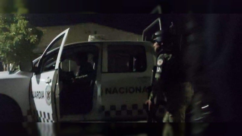 Enfrenta Guardia Nacional a delincuentes, en Buenavista 