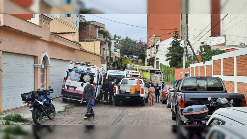 Explosión de gas deja 4 heridos, en Morelia