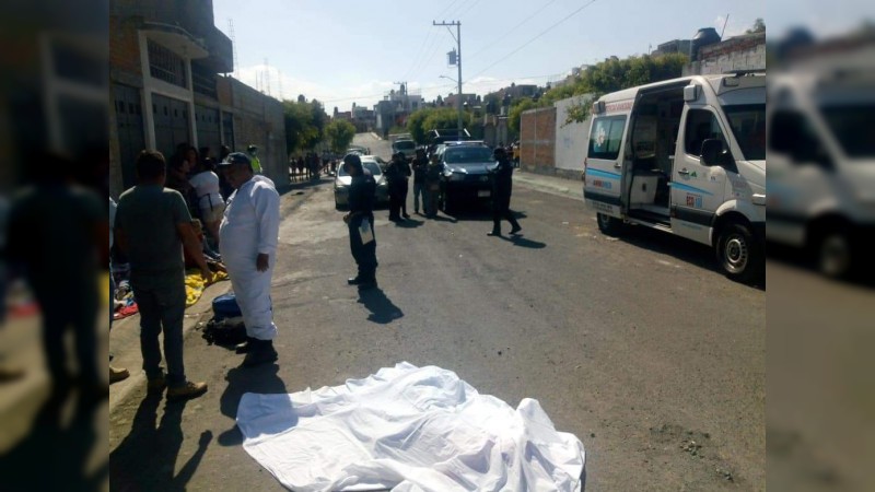 Menor al volante arrolla a varios niños, en Tarímbaro; uno muere y hay 3 heridos  