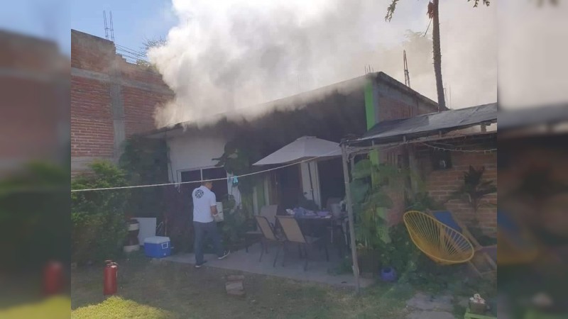 Fuego arrasa con vivienda, en San Lucas 
