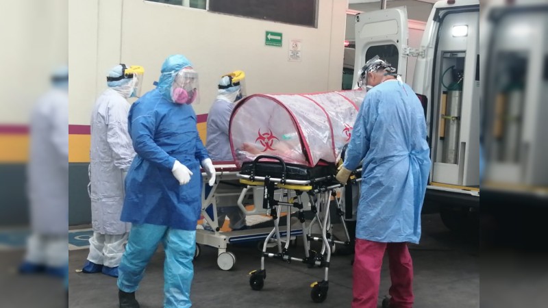 Reporta Hospital General La Piedad 100% de ocupación de camas COVID-19