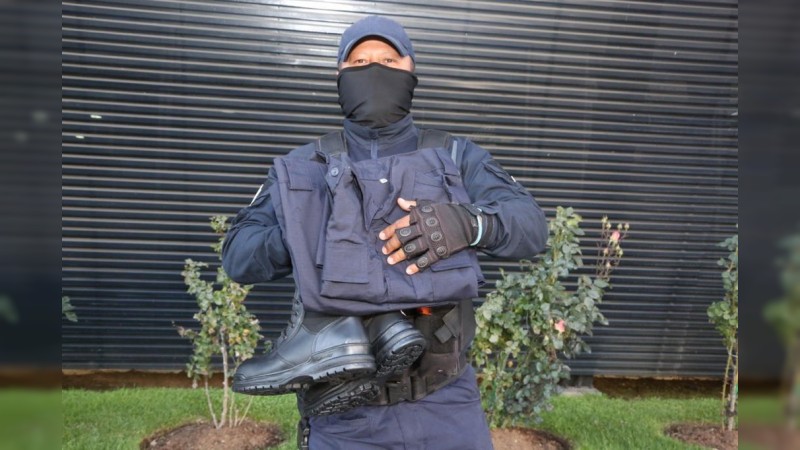 Entrega SSP más de 5 mil uniformes a personal operativo de la Policía Michoacán 