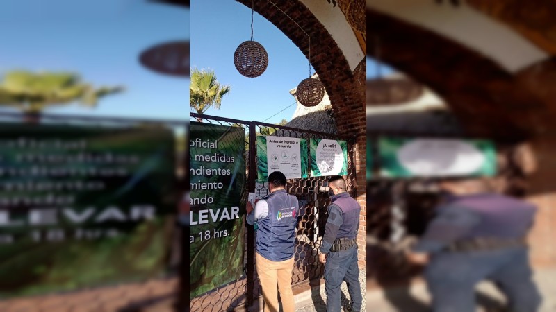 Suspendidos dos restaurantes en Cuitzeo y Copándaro por incumplir normas sanitarias  