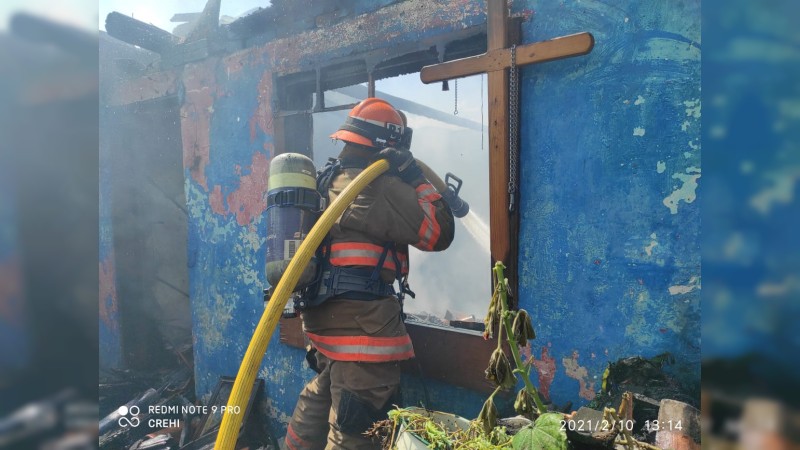 Se incendian viviendas en Ciudad Hidalgo  