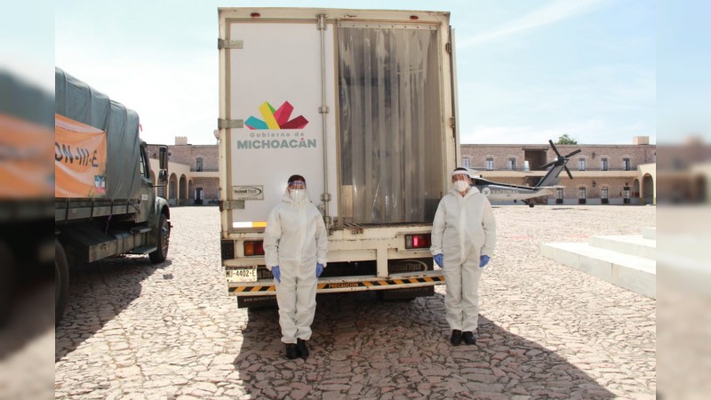 Llegan a Morelia más de 14 mil dosis de vacuna contra el Covid-19 