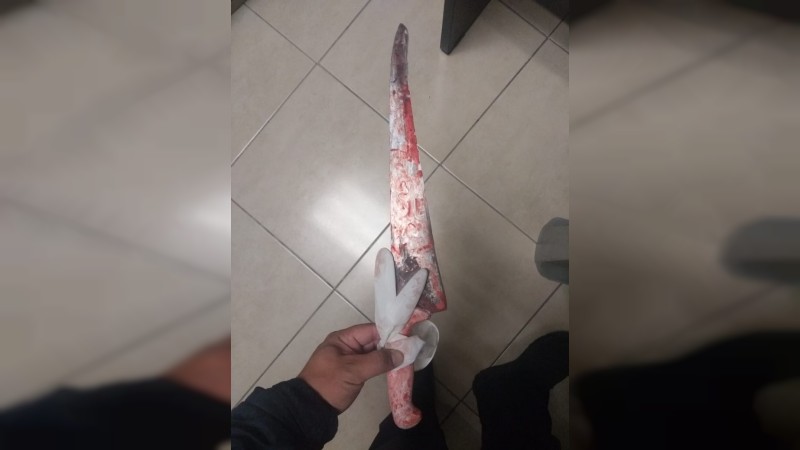 Identifican al hombre que amenazaba con un cuchillo a transeúntes, en el Centro de Morelia