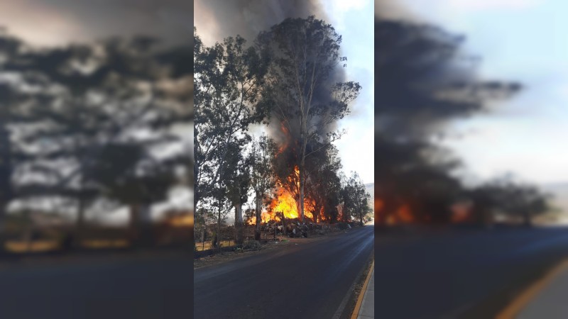 Atiende PC Estatal incendio en basurero municipal de Jiménez 