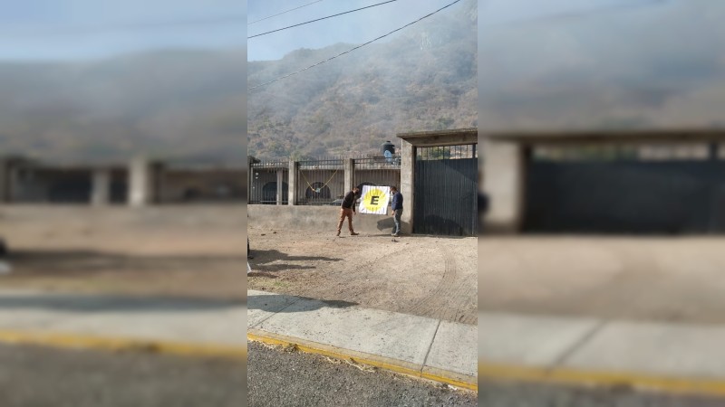 Atiende PC Estatal incendio en basurero municipal de Jiménez 