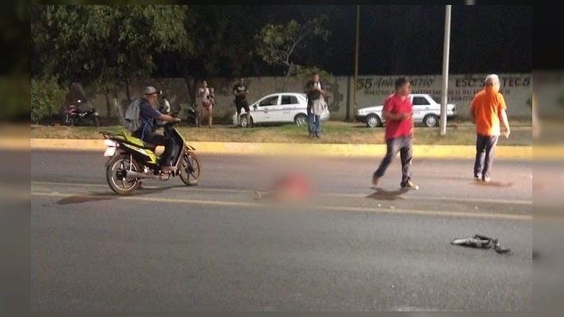 Muere mujer al ser ser atropellada, en Apatzingán