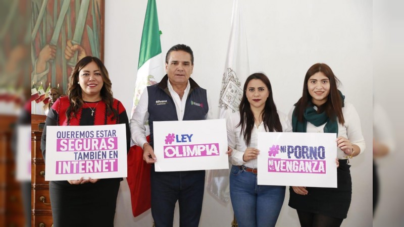 Impulsa Gobernador iniciativa de Ley Olimpia en Michoacán