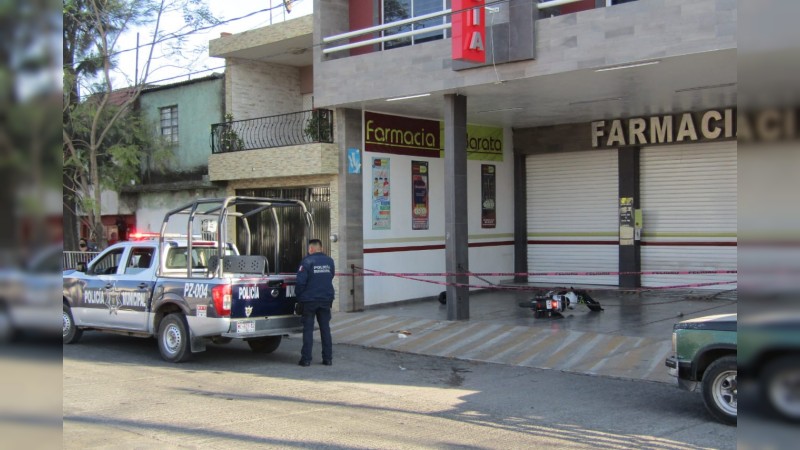 Zamora: en intento de asalto a farmacia, hombre resulta herido 