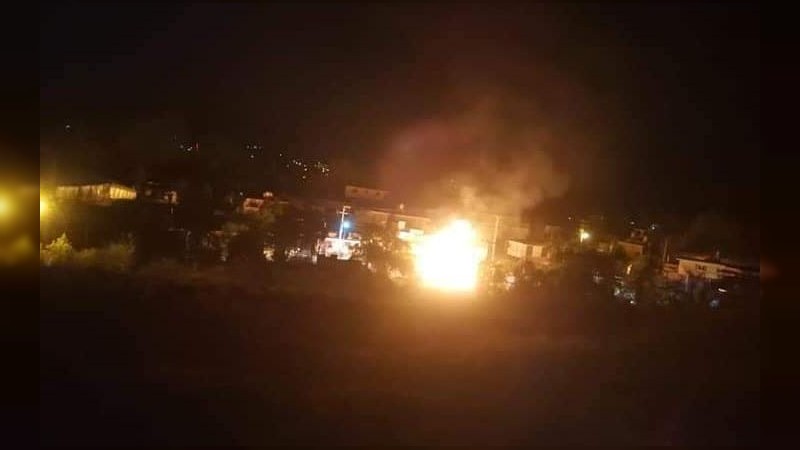 Incendio acaba con un aserradero, en Ciudad Hidalgo 