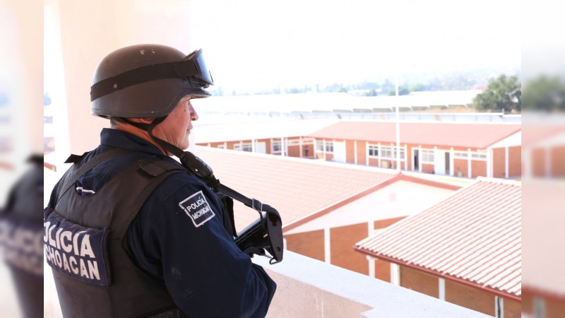 Con 11 cuarteles de policía, Michoacán combate a la delincuencia