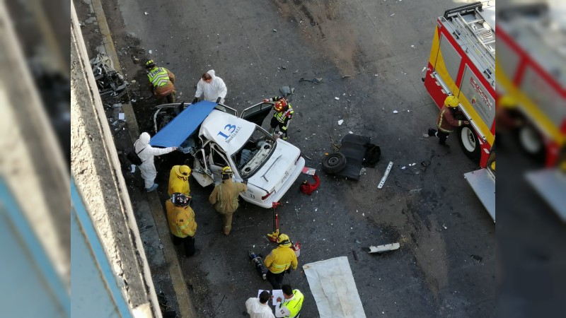 Alcantarilla destapada pudo provocar percance vial, en Morelia que dejó 1 muerto 