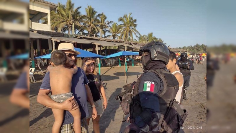 Intensa movilización policial por extravío de 2 pequeños, en playa de LC 