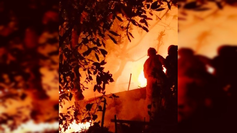 Fuera de control, el incendio registrado en el Cerro de la Cruz  