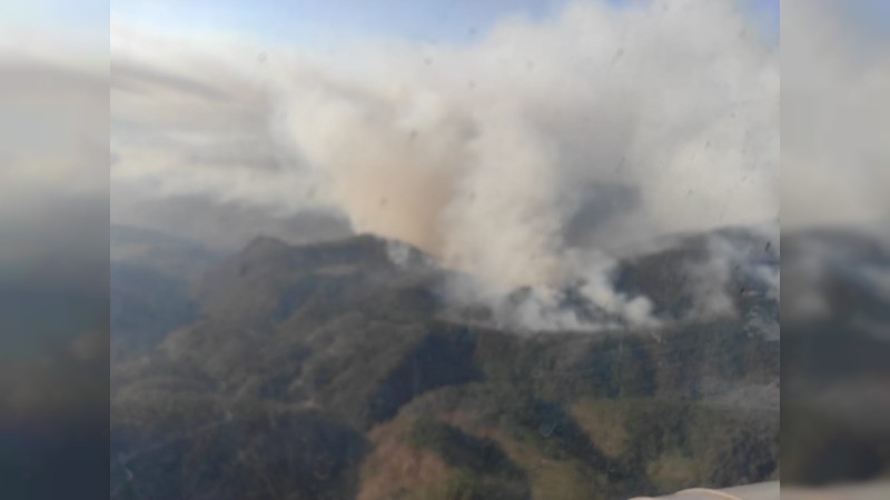 Inicia GN combate de incendio que ha arrasado con más de mil hectáreas boscosas 
