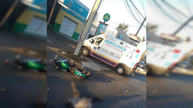 Día trágico para motociclistas, en Morelia; ahora uno murió arrollado 