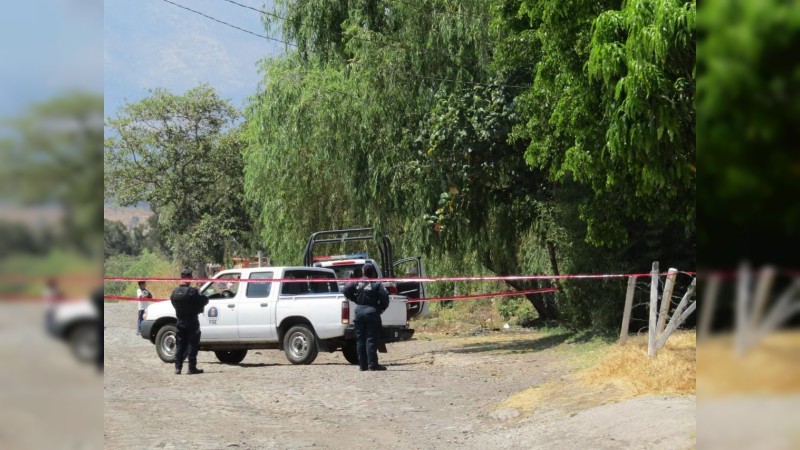 Matan a 2 hombres a balazos, en Apatzingán 