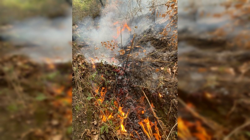 Muere bombero mientras combatía incendio, en Morelia