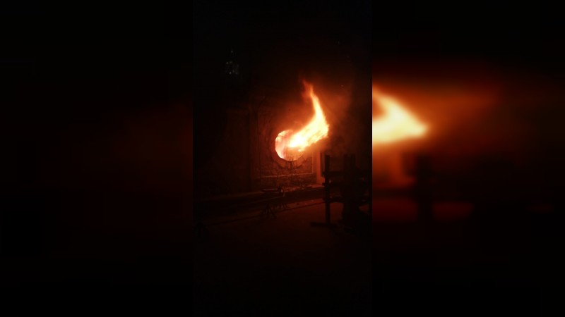 Se registra incendio en Palacio de Gobierno 
