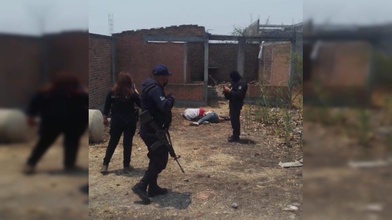 Encuentran 2 cadáveres maniatados y baleados, en Morelia
