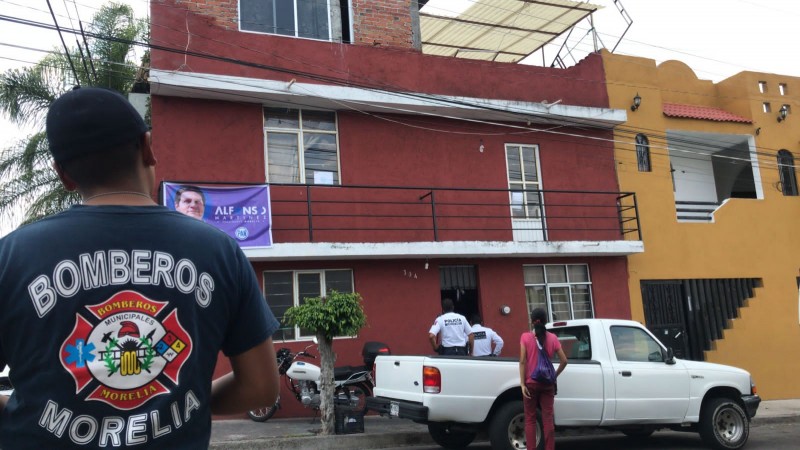 Intensa movilización, en Morelia; 2 hombres sufrieron descarga eléctrica 