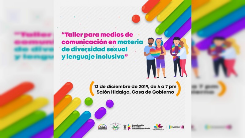 Ofrecerá CGCS a medios de comunicación, taller sobre lenguaje inclusivo y de diversidad sexual