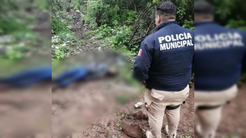 Hallan cadáver baleado, en Cerro Blanco, en Pátzcuaro  
