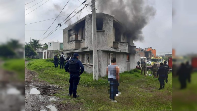 Morelia: se incendia vivienda y 2 niños quedan atrapados
